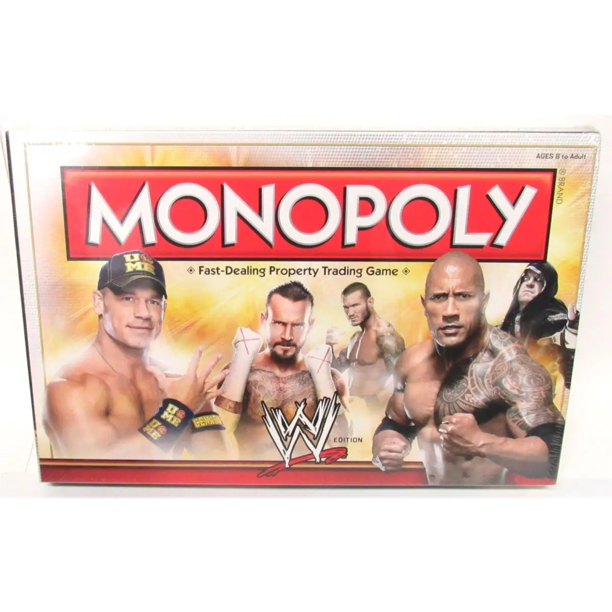 Hasbro Monopoly Wwe Edition 2014 Red Edition Cena Rock Undertaker