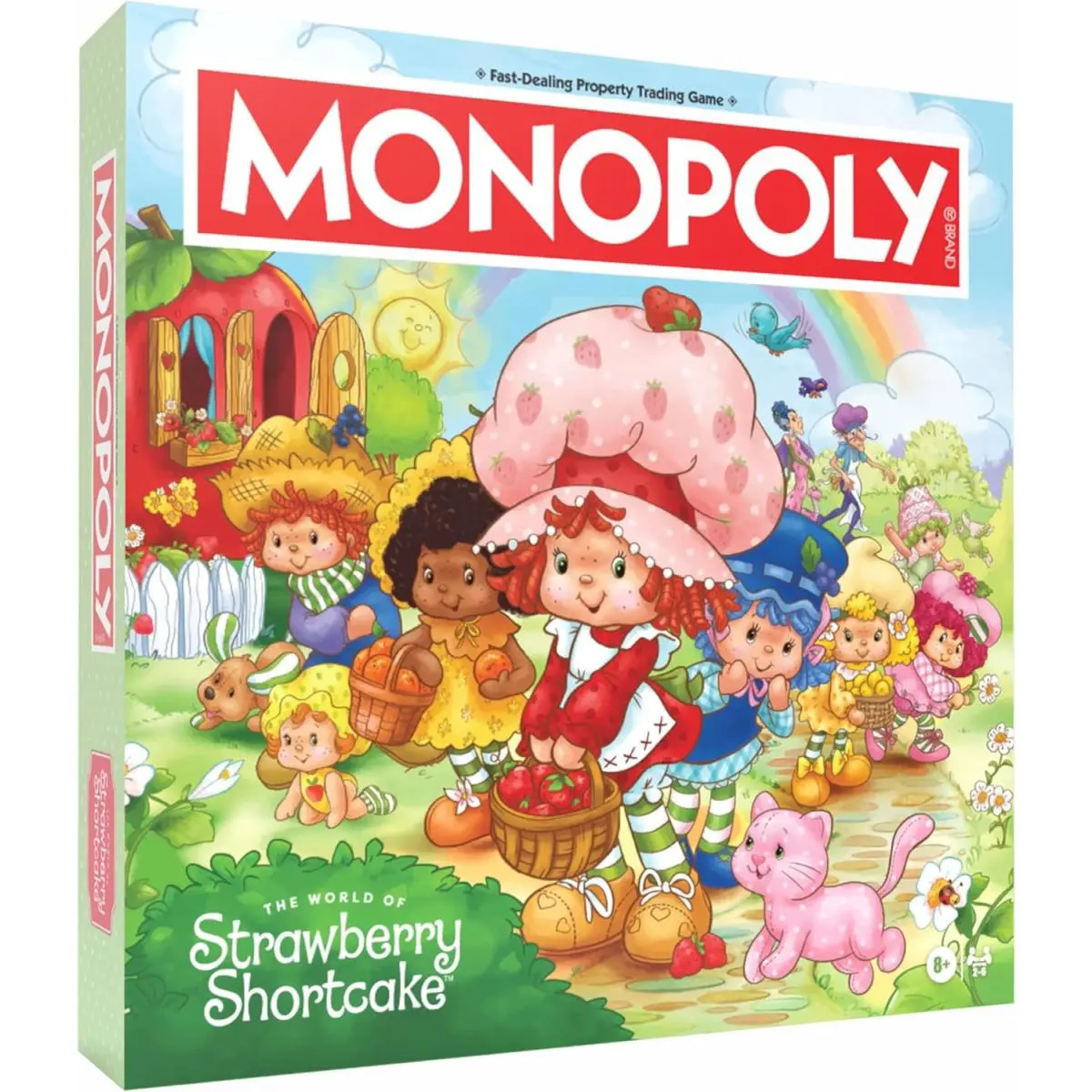 Monopoly Strawberry Shortcake Board Game 6 Collectible Tokens Toy Gift