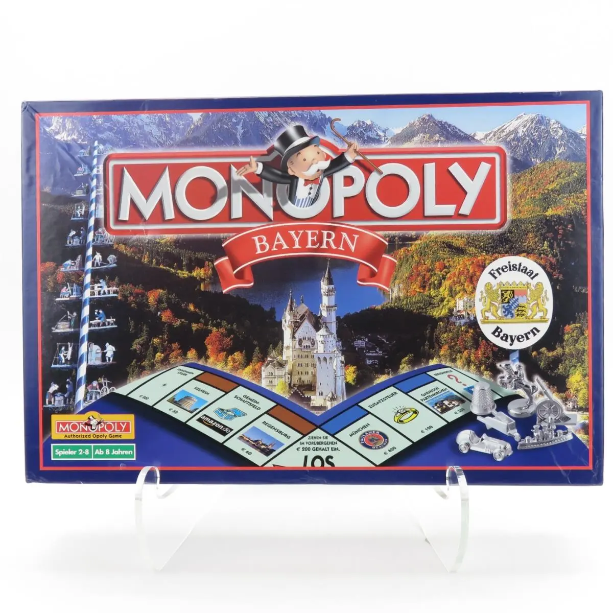 Monopoly Bayern Hasbro 2001 Vintage German Board Game Rare Edition
