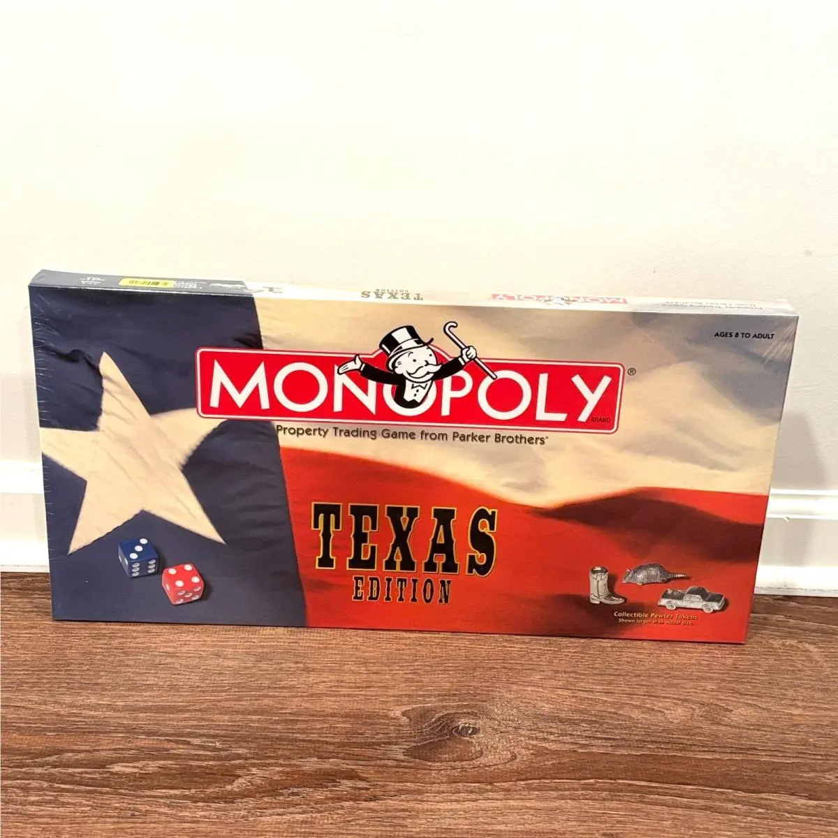Vintage Monopoly Texas Edition Usaopoly Board Game Nip 1999 Hasbro