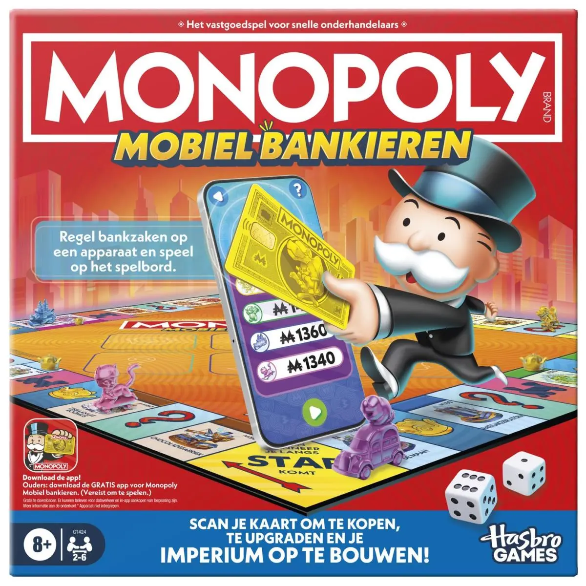 Monopoly Banking App Board Game - Dutch Version