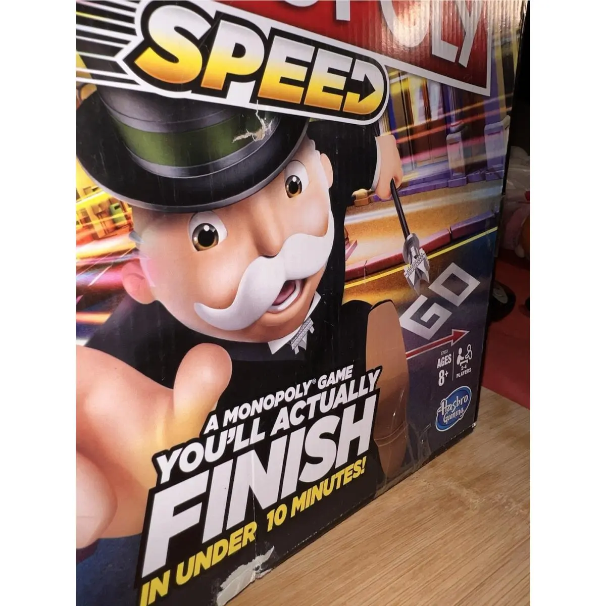 Monopoly Speed Finish Under 10 Minutes Hasbro Parker Brothers