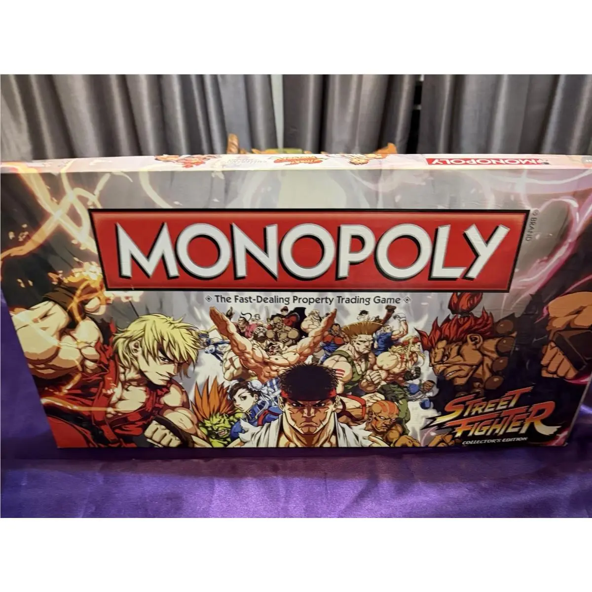 2012 Street Fighter Collectors Edition Monopoly Board Game