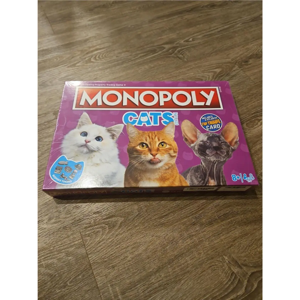 Monopoly Cats Edition Trading Board Game For 2 to 6 Players Ages 8 Years and Up