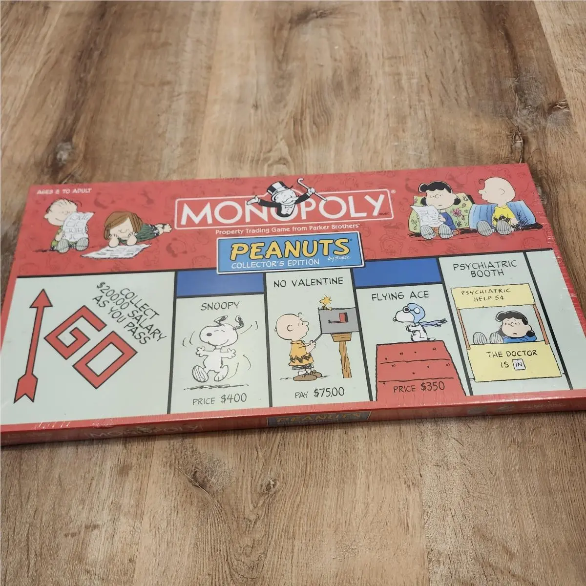 Peanuts Collectors Edition Monopoly Board Game 2002