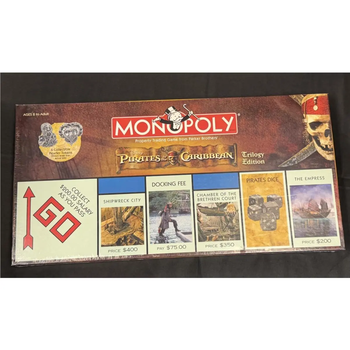 Monopoly Disney Pirates of The Caribbean Trilogy Edition