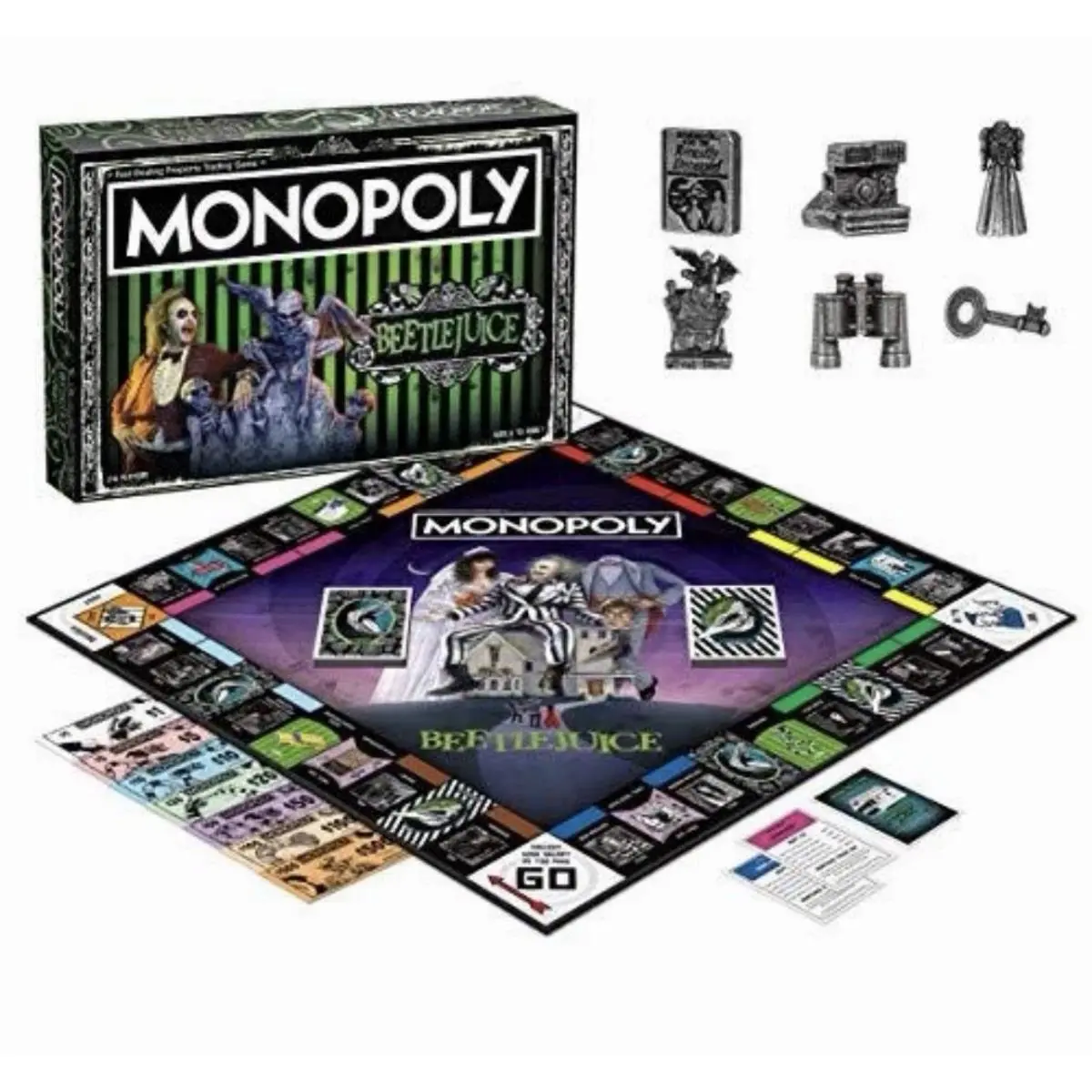 Monopoly Beetlejuice Edition Board Game Collectors Hasbro Warner