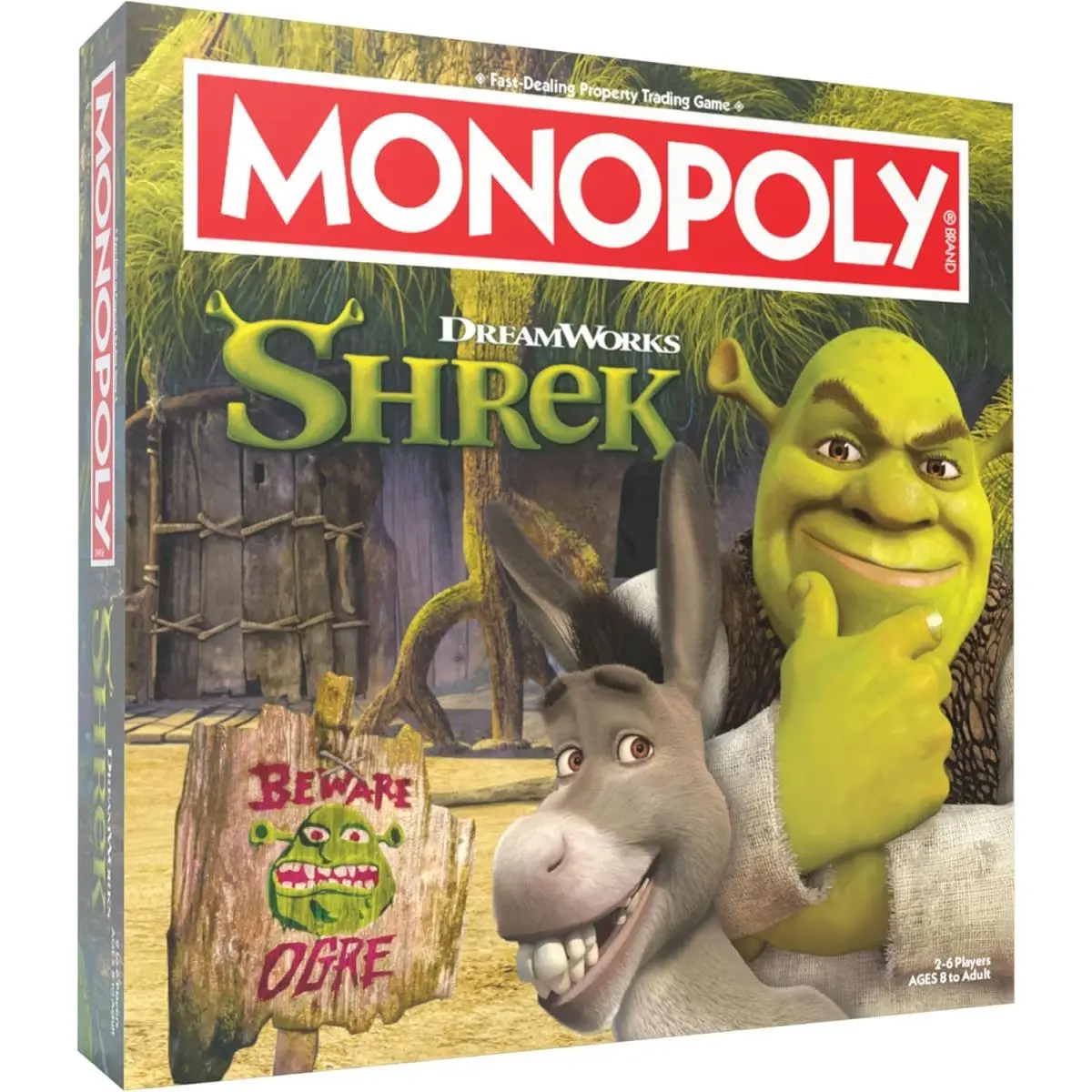 Monopoly Shrek Edition Board Game Characters Shrek Donkey Puss n Boots More
