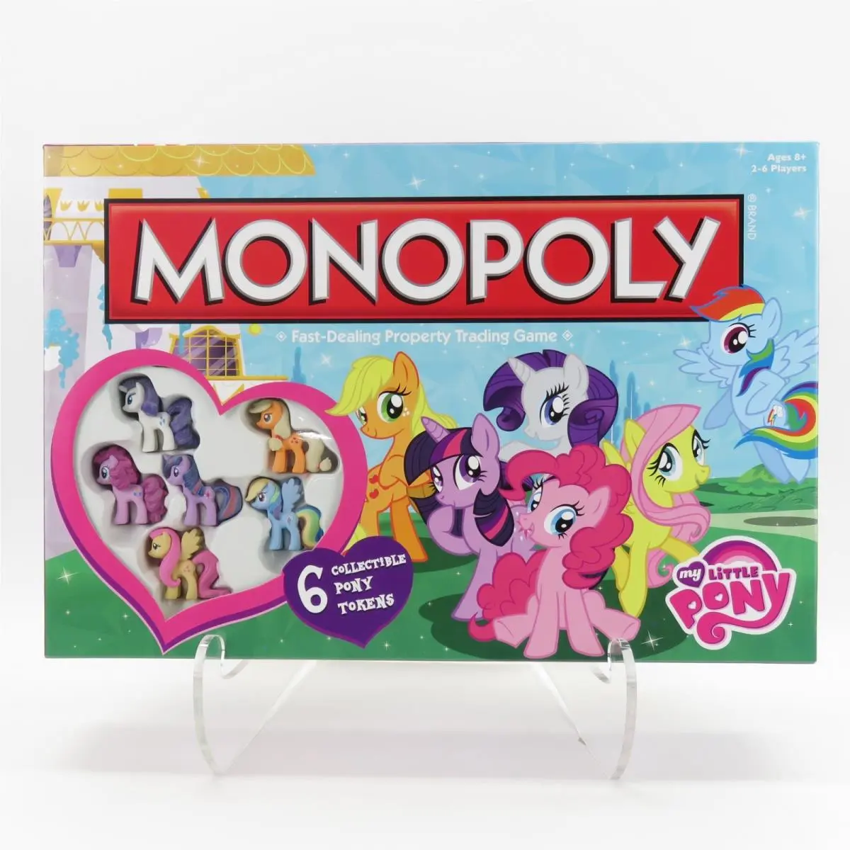 My Little Pony Monopoly Board Game Hasbro 2013 Collectible Parts