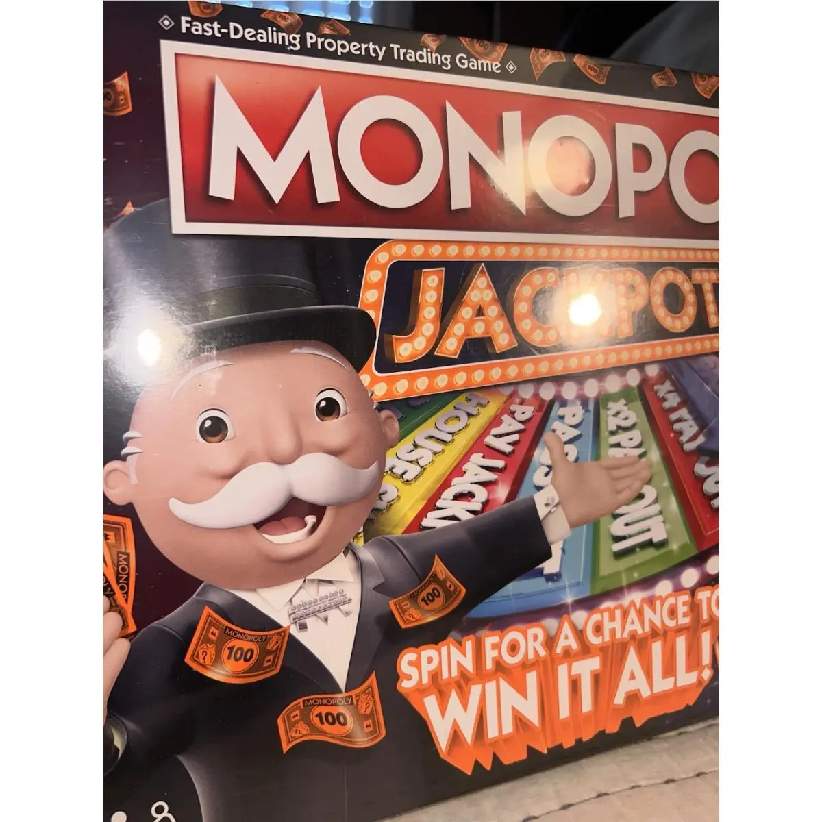 Monopoly Jackpot Board Game by Hasbro Gaming 2015 Parker Bros