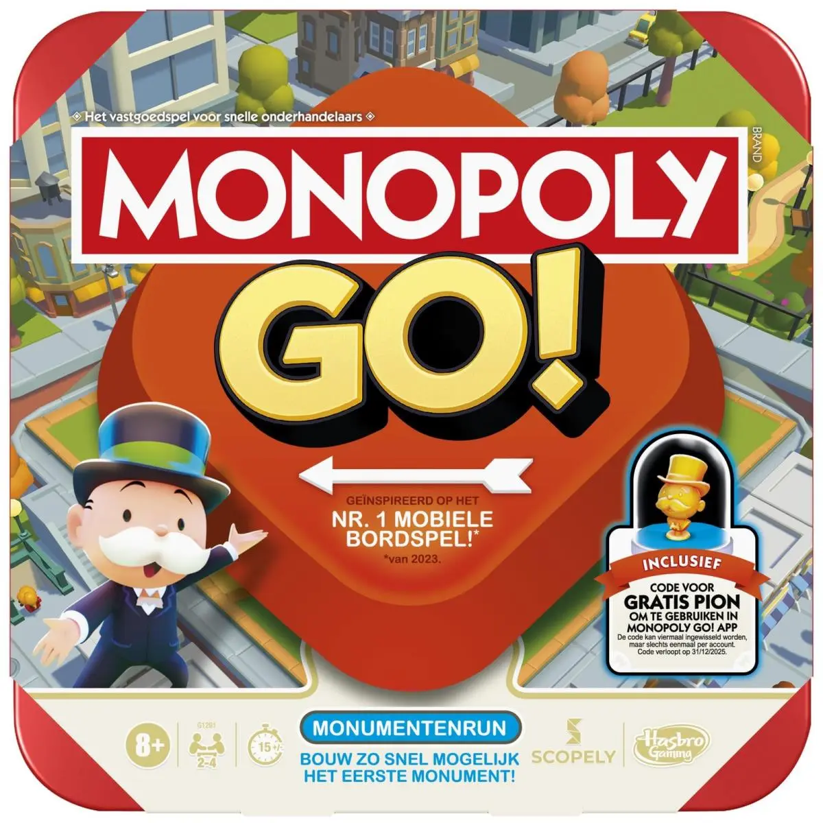 Monopoly Go Bordspel 8+ Leeftijdsgroep Sociaal Spel