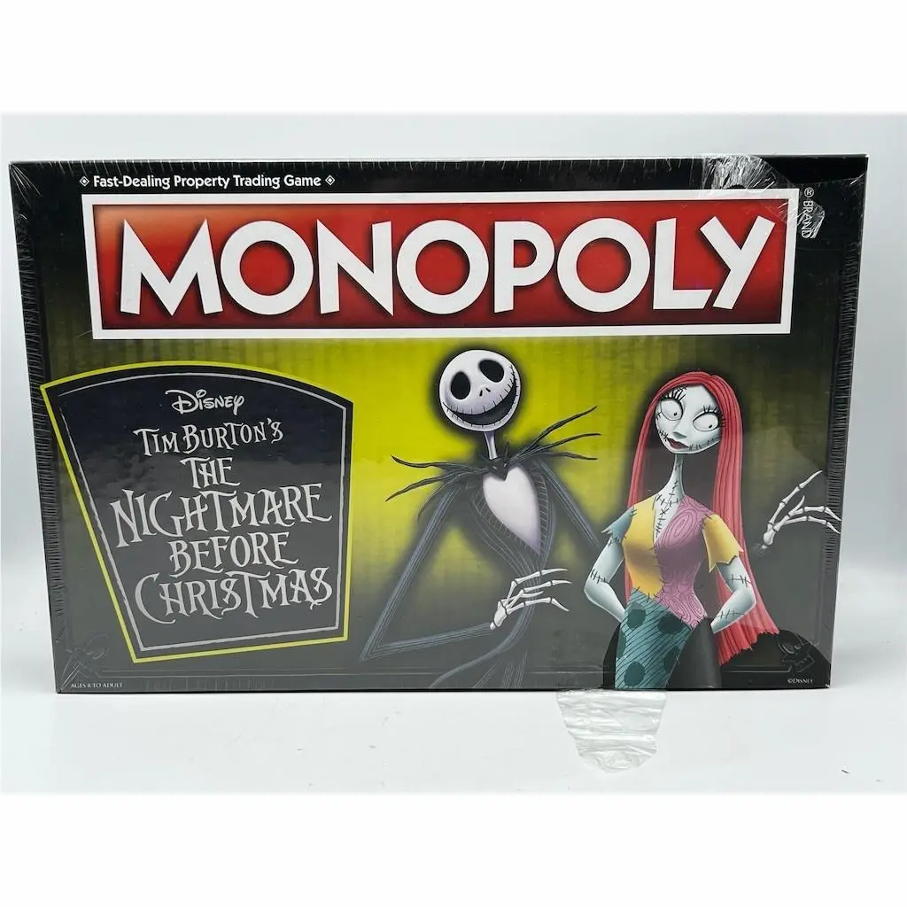 Monopoly Disney Nightmare Before Christmas Collector`s Edition Board