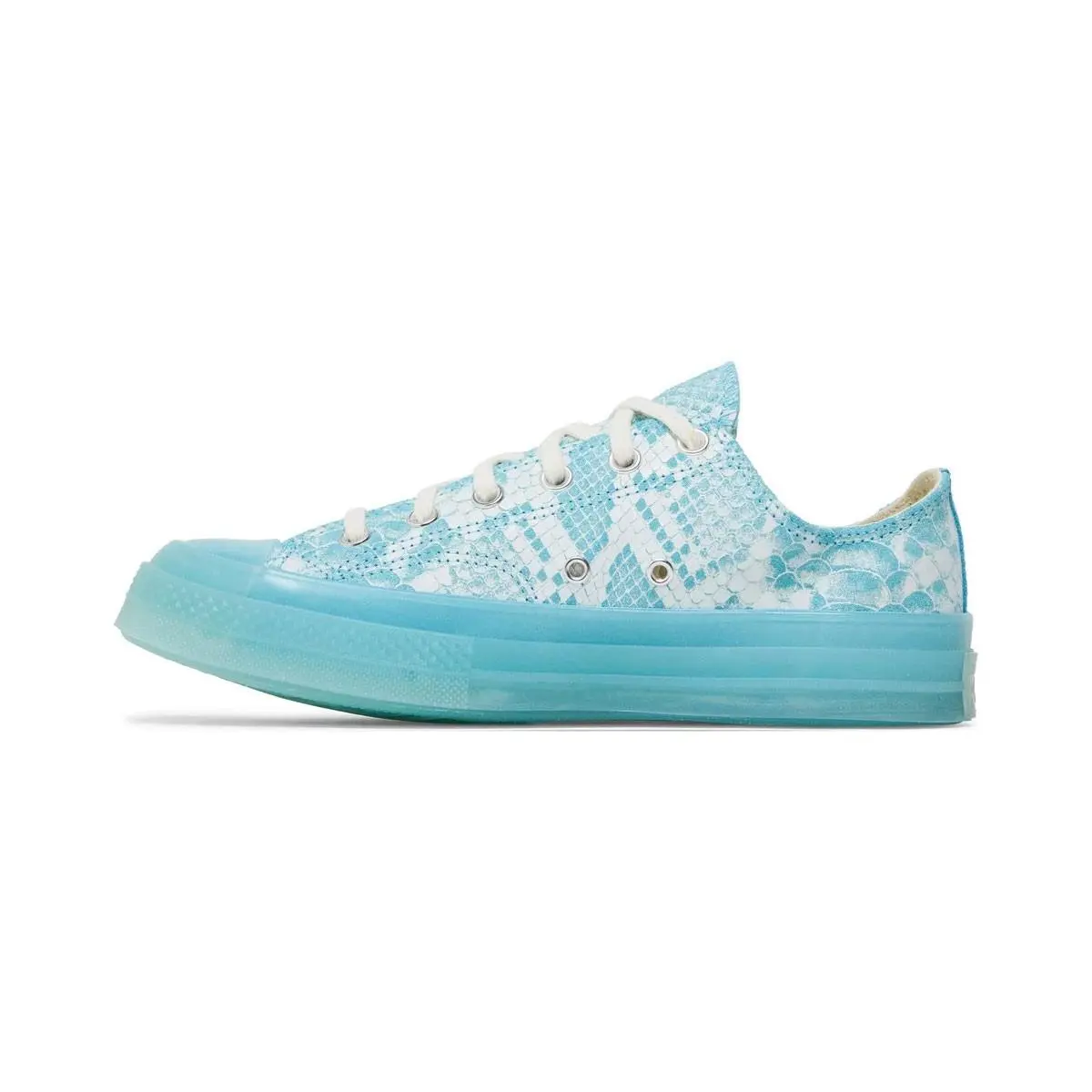 Converse shoes - 173190C - 173190C - Vintage White/ Blue Topaz/ Black 6