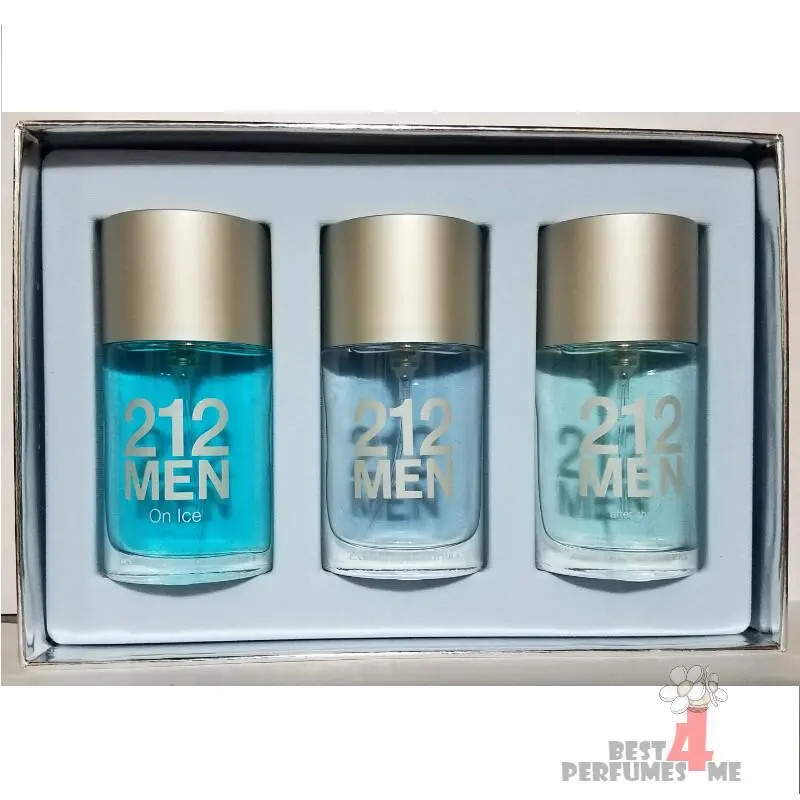 212 Gift Set 30ml Edt + 212 on Ice 30ml Men + 30ml After 30ml by Carolina Herrera