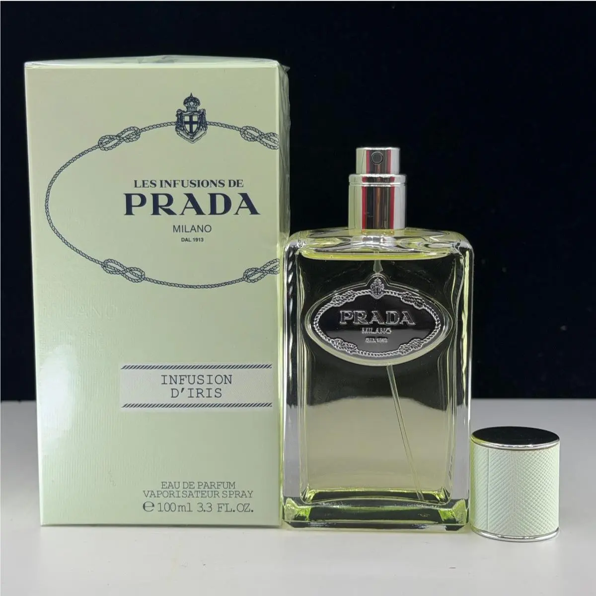 Prada Les Infusion D`iris Eau De Parfum Spray 3.3 oz 100 ml