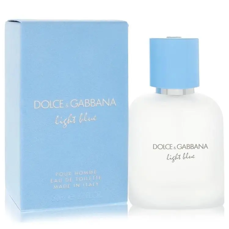 Dolce Gabbana Light Blue Pour Homme Eau De Toilette Spray For Men 1.7 Oz