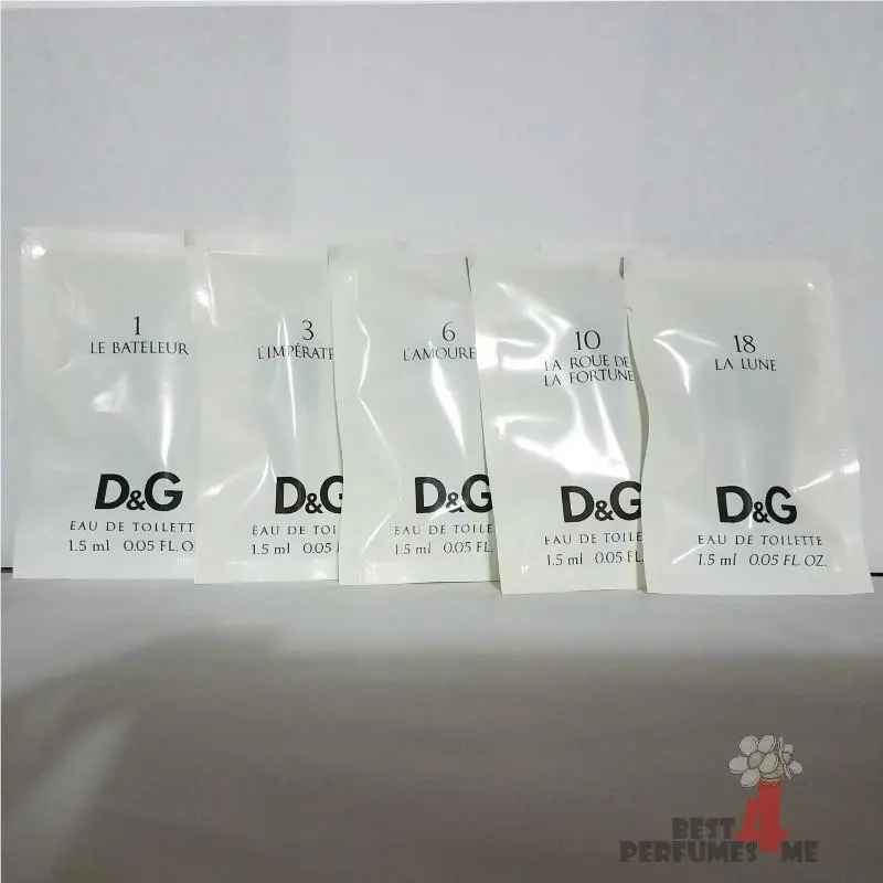 Dolce Gabanna Collection Set of 5 Each Size 1.5 ml Edt Spray 0.05 oz Vails