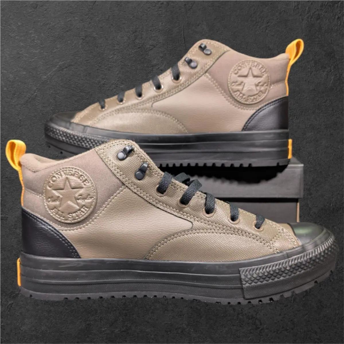 Ctas Malden Street Boot Mid Men`s 8 Women`s 10 Truffle Harvest Moon by Converse