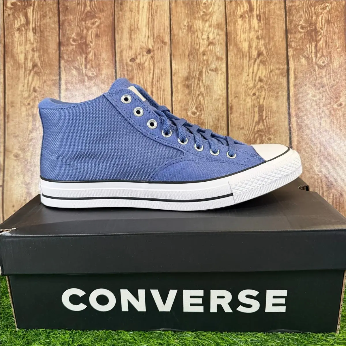 Ctas Malden Street Mid Sneaker Mens Size 12 Indigo Storm Blue Canvas by Converse