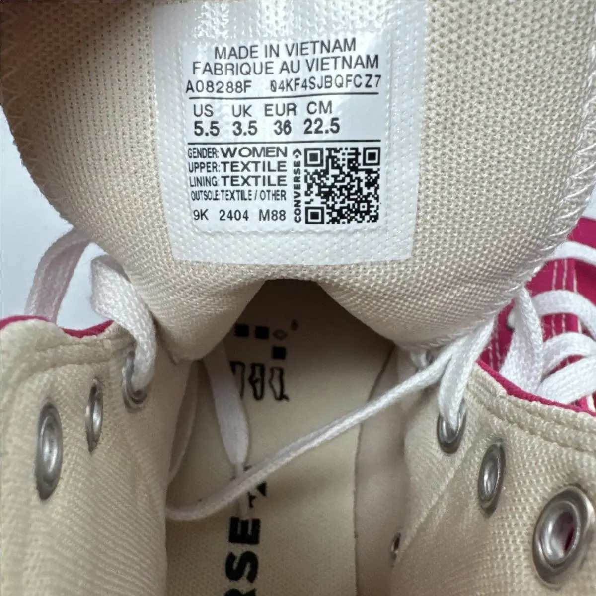 Converse shoes - Converse Chuck Taylor All Star Hi - AO08288F - Pink (UPC: 0194434978148) 8