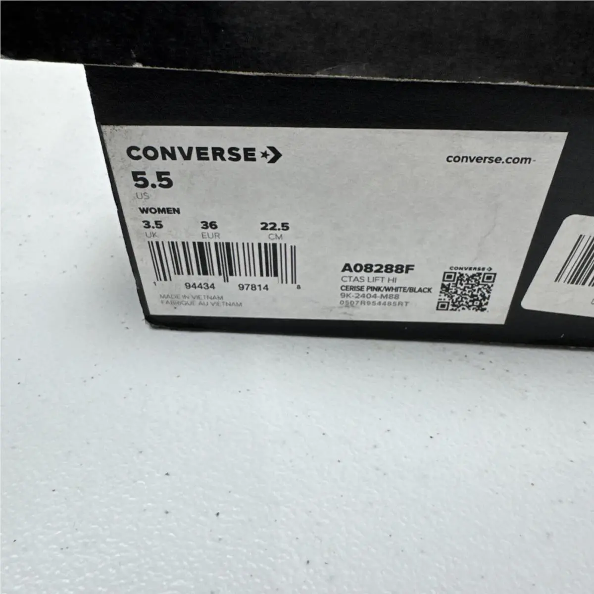 Converse shoes - Converse Chuck Taylor All Star Hi - AO08288F - Pink (UPC: 0194434978148) 12