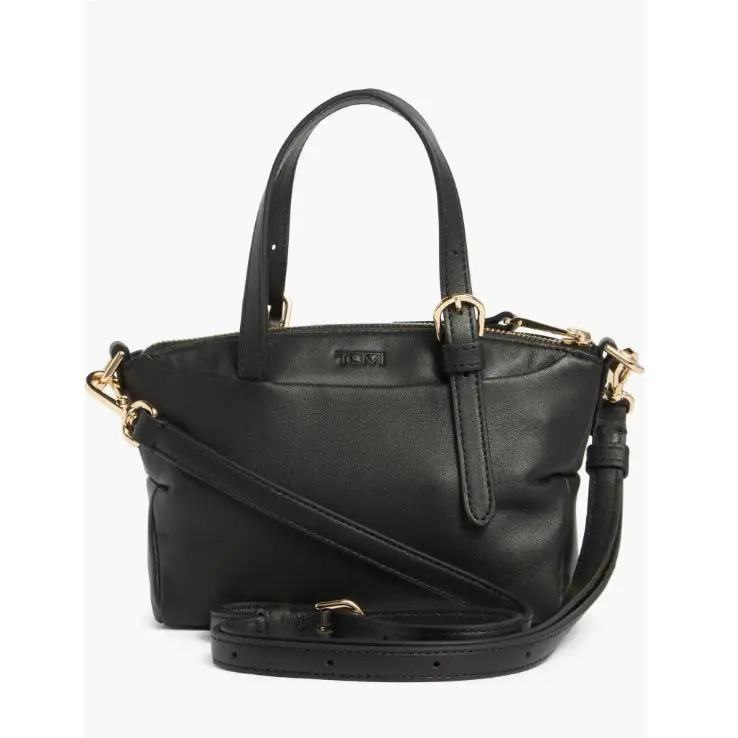 Tumi Voyageur Yuma Mini 100 Tote Crossbody Bag - Black w/ Gold