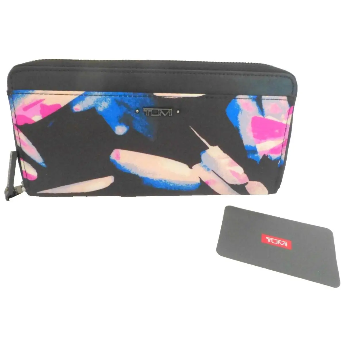 Tumi Wallet Continental Zip Around Clutch Himalayan Sky Print