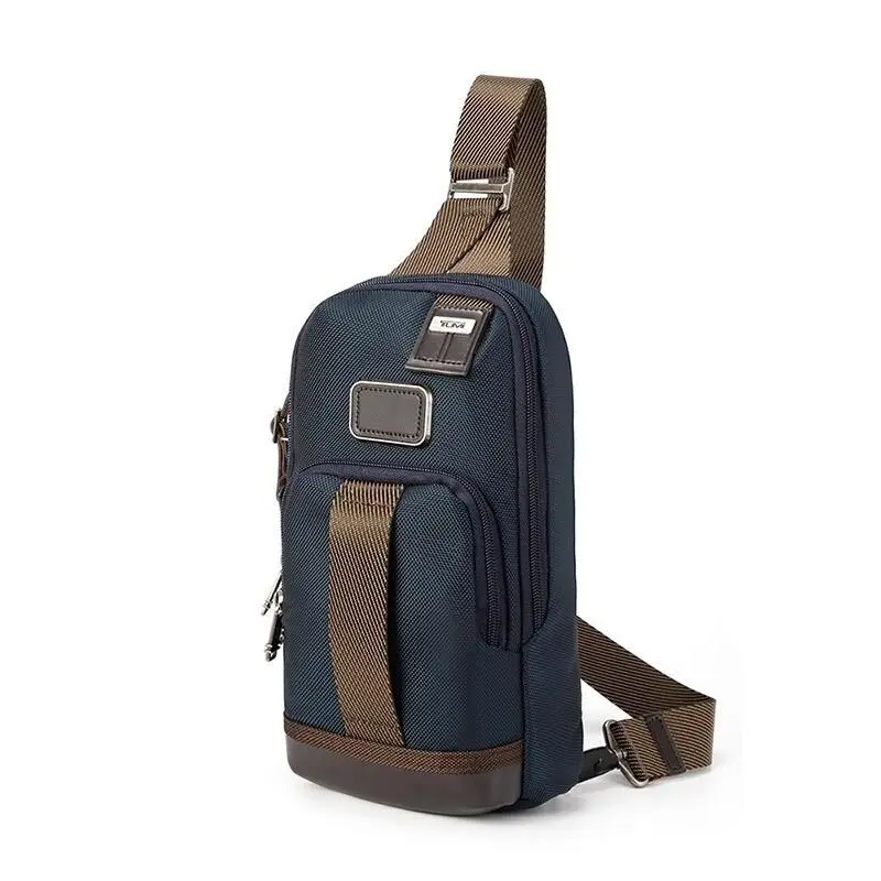 Alpha Bravo Fremont Fife Slim Sling Bag Navy Ballistic Nyloncrossbody by Tumi