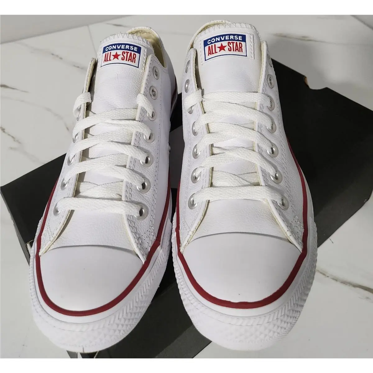 Converse shoes - Converse Chuck Taylor All Star Leather Ox - White 0