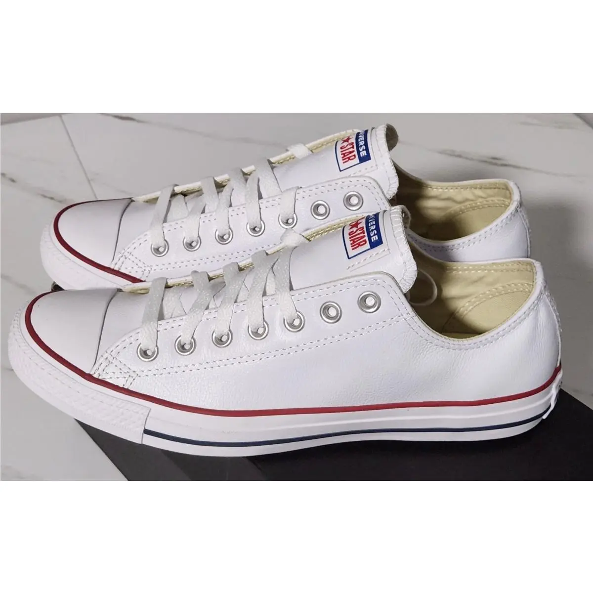 Converse shoes - Converse Chuck Taylor All Star Leather Ox - White 1