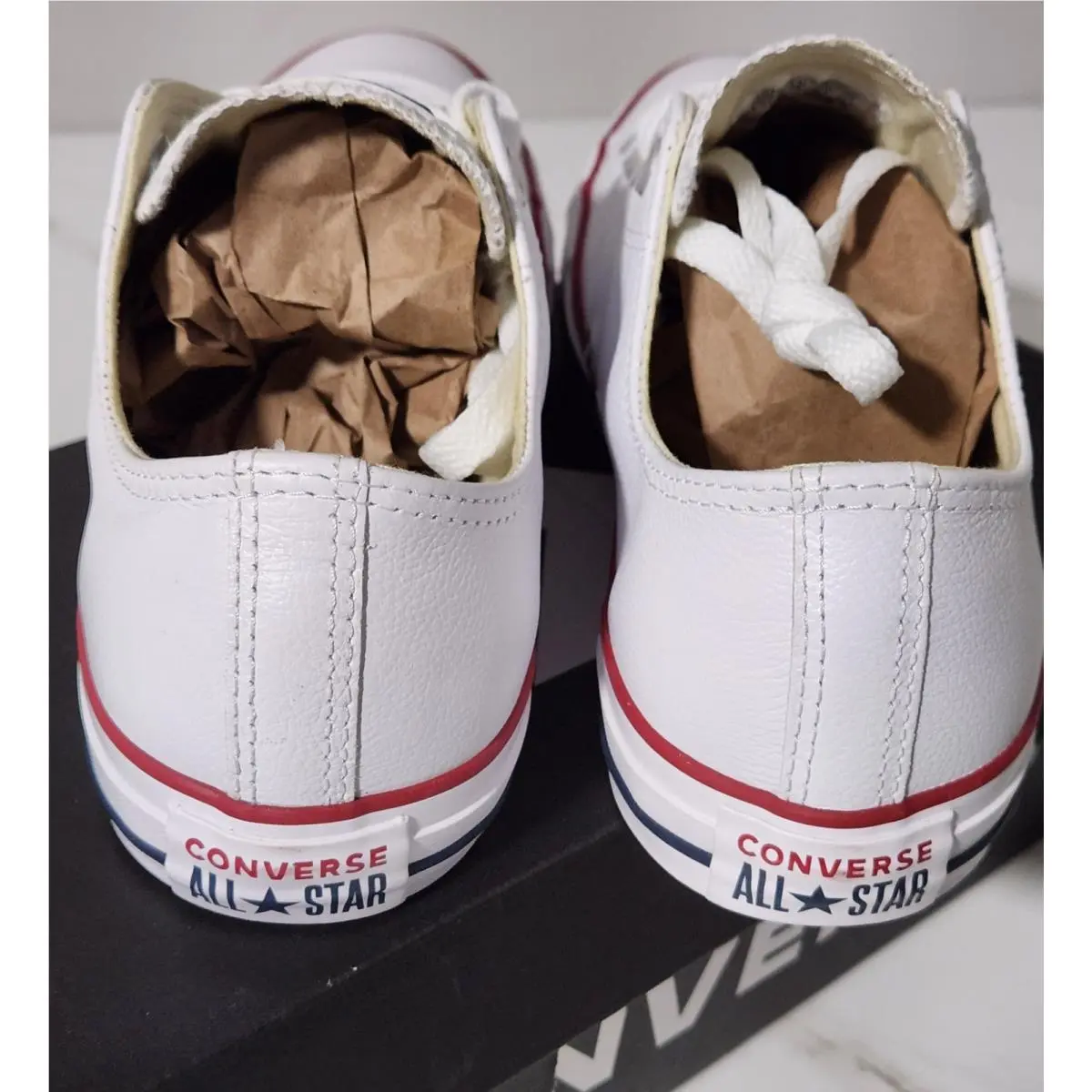 Converse shoes - Converse Chuck Taylor All Star Leather Ox - White 2