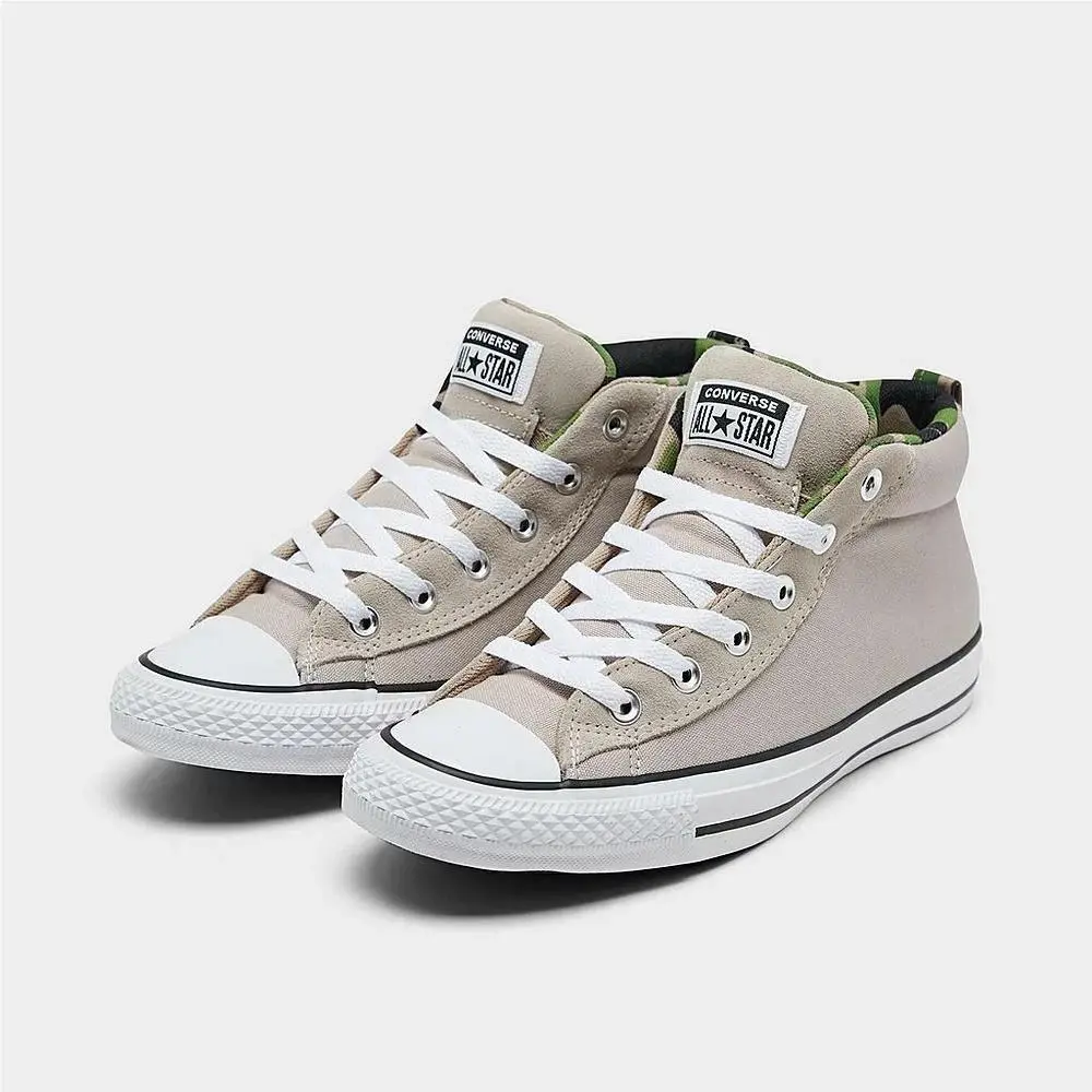 Sneakers Mid Top Papyrus/camo Unisex Men 11.5 by Converse