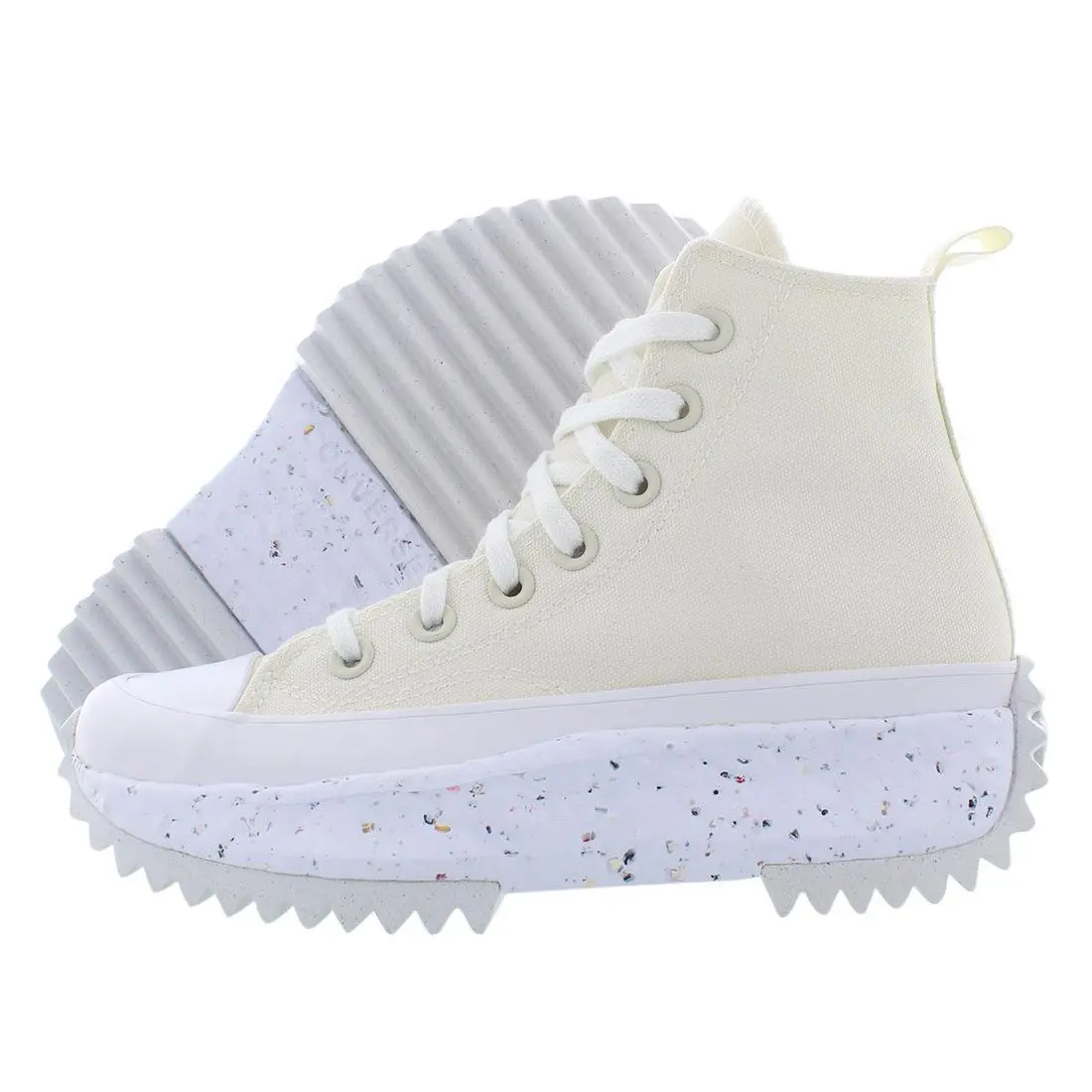 Run Star Hike Crater Unisex Shoes Size 5.5 Color: Egret/white by Converse