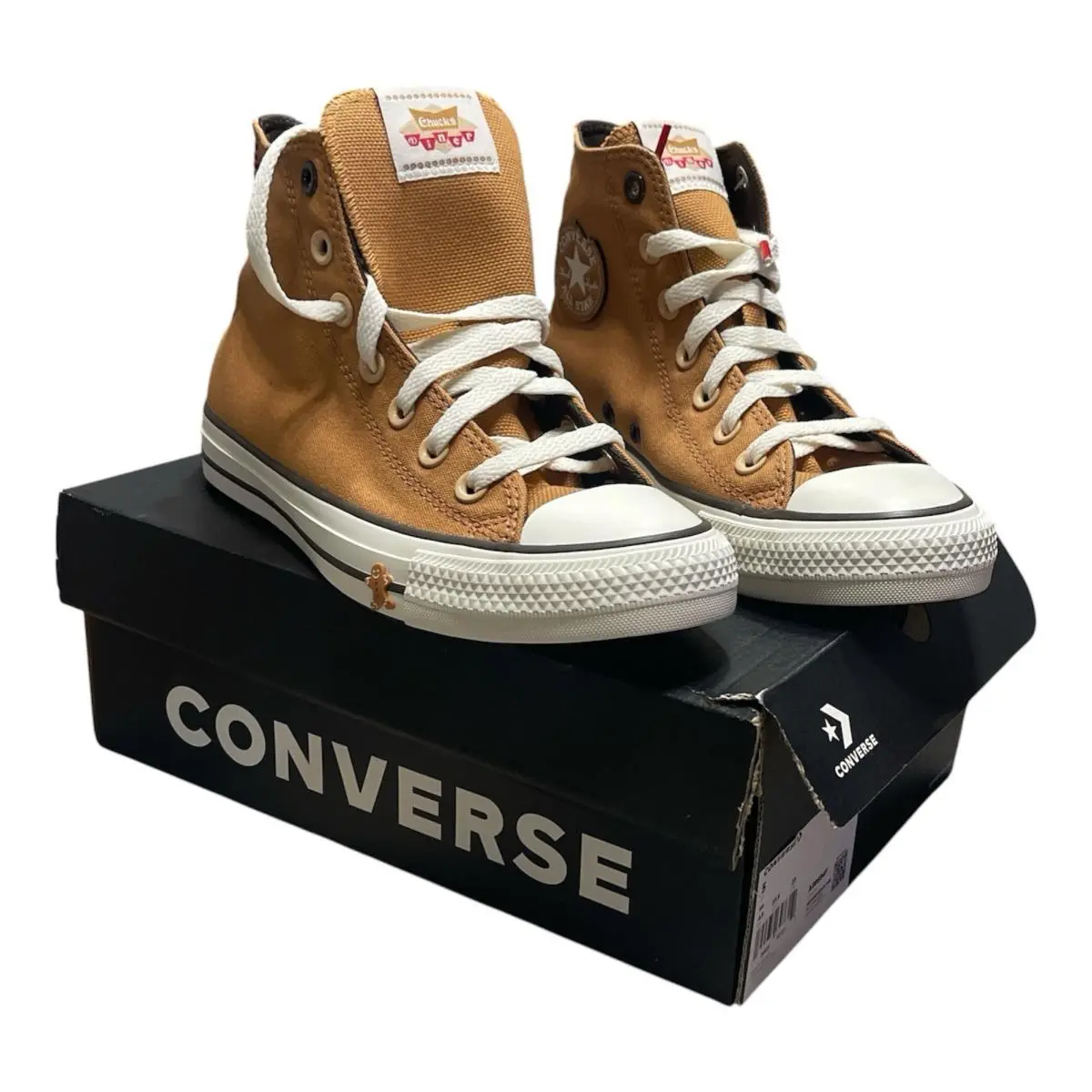 Converse All Star High Top Kids Canvas Shoes Orange A08694C Size 5