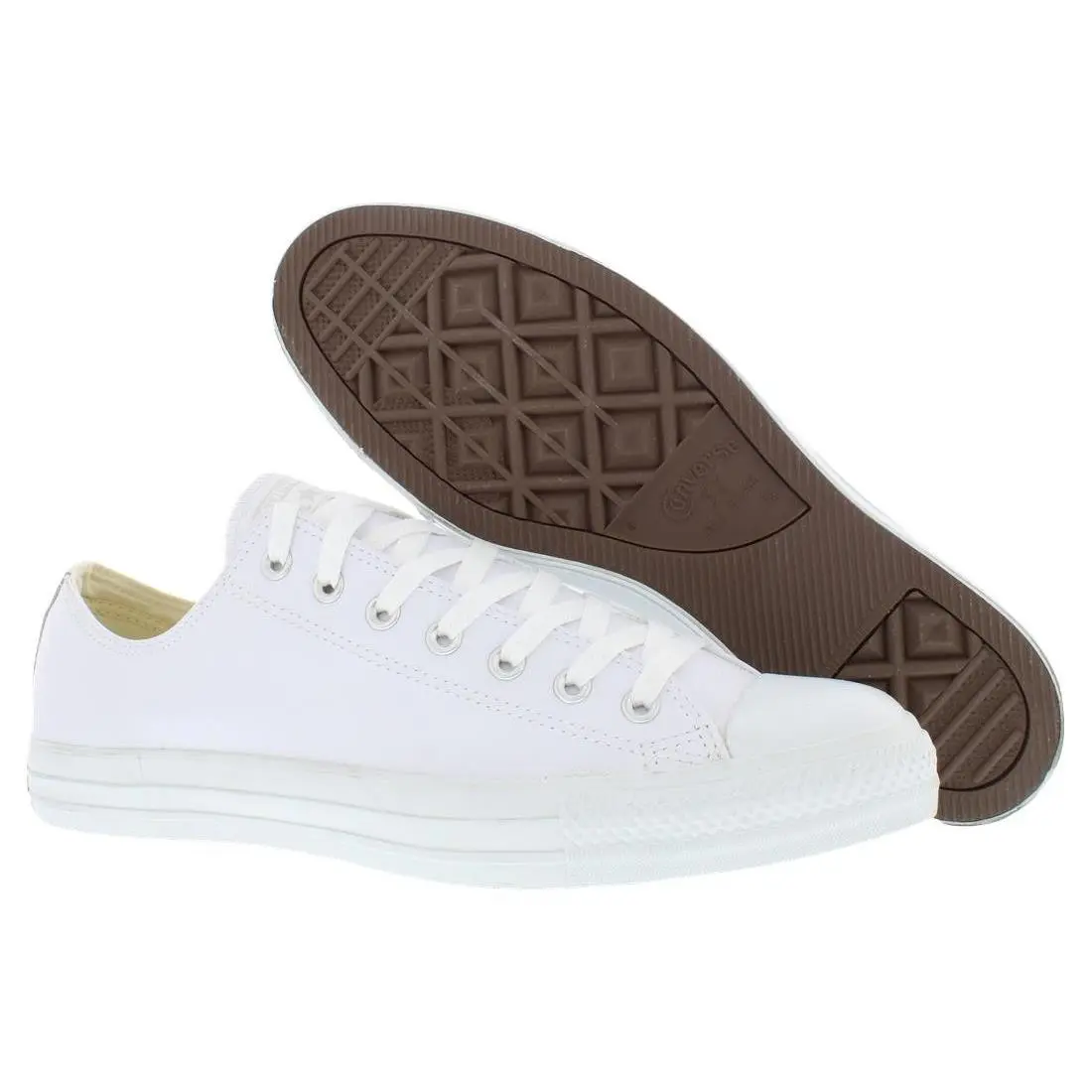 Converse Ctas Lea Ox Unisex Shoes Size 12 Color: White