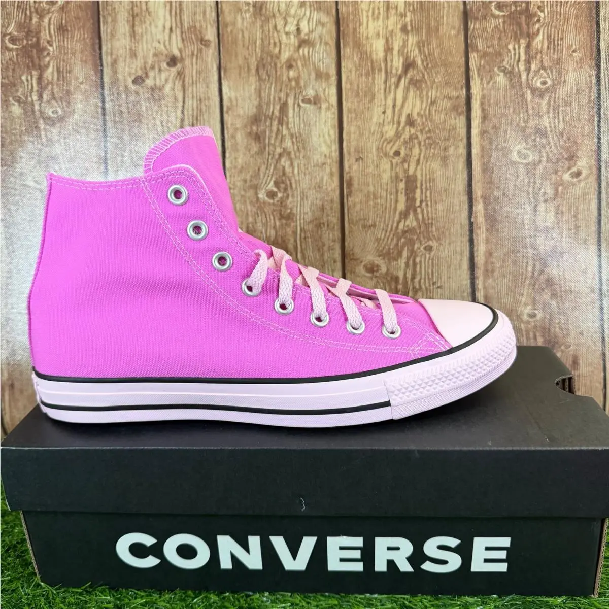 Chuck Taylor All Star Hi Sneaker Mens Size 9 Shocking Orchid Pink by Converse