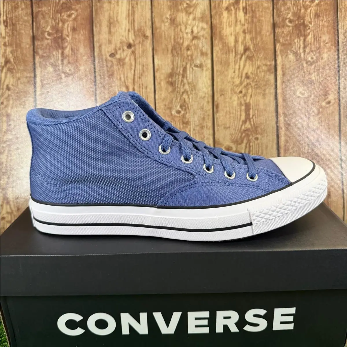 Ctas Malden Street Mid Sneaker Mens Size 11 Indigo Storm Blue Canvas by Converse