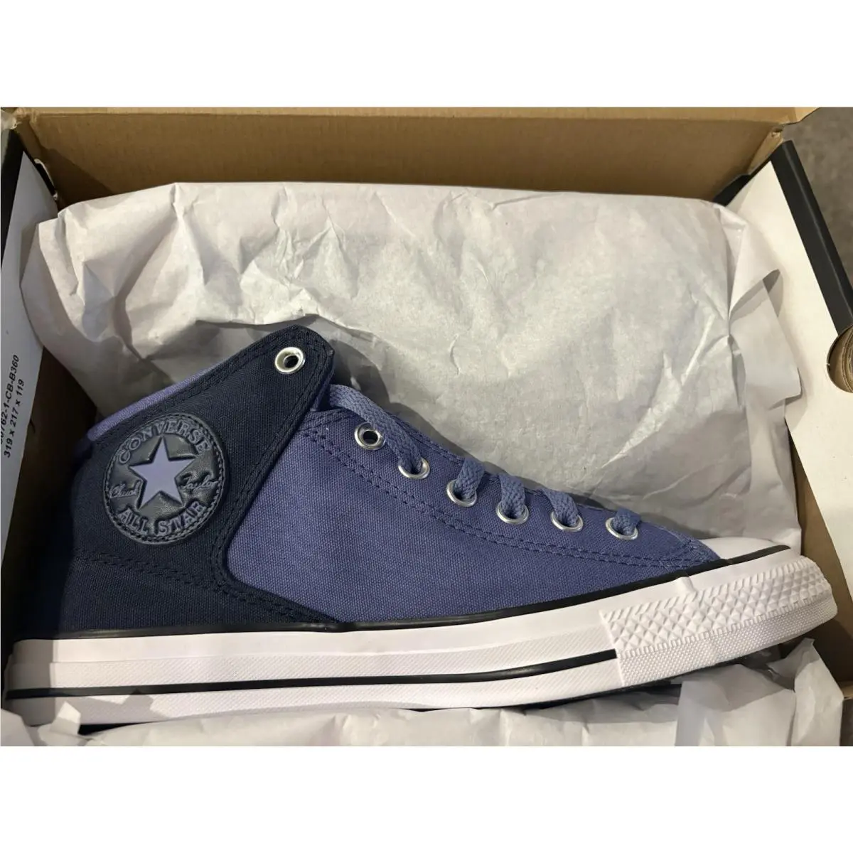 Chuck Taylor All Star Mid Street Shoes Men’s Size 9.5 Blue Indigo Storm by Converse