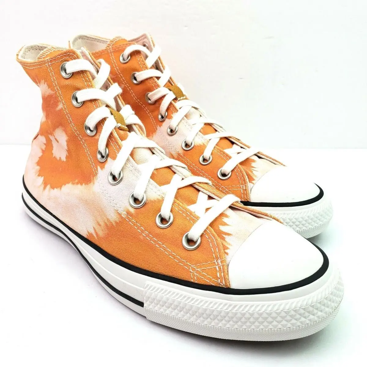 Ctas Hi Summer Wave Mens Sz 9 Wms Sz 11 Amber Ochre White Sneaker Shoe by Converse