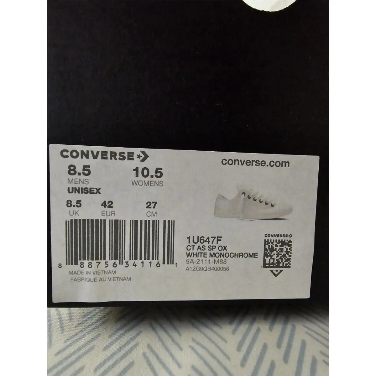 Converse shoes - Converse Chuck Taylor All Star - 1U647F - White 3