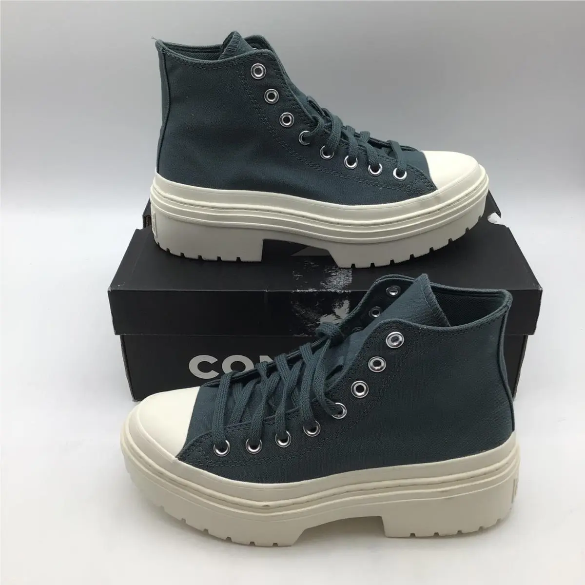 Converse Ctas Lugged Heel Hi Platform Shoes A10619C Womens Size 8.5
