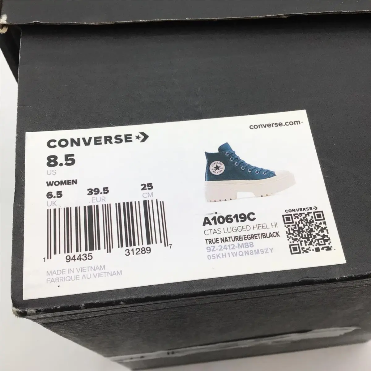 Converse shoes - CTAS Lugged Heel Hi - CTAS Lugged Heel - Blue 4