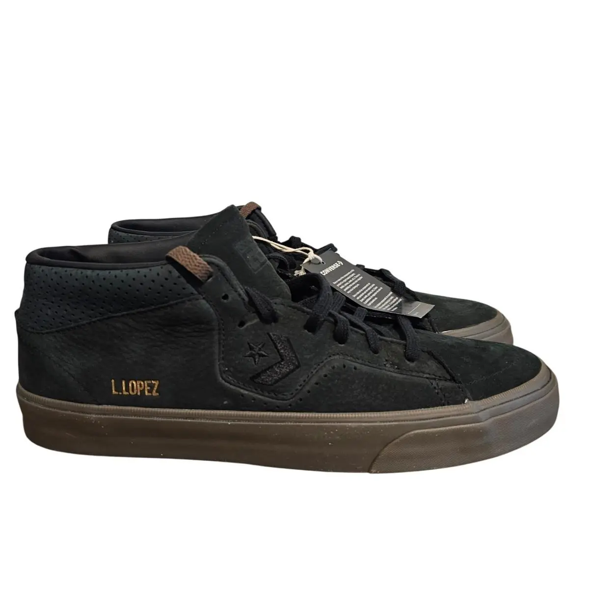 Louie Lopez Pro Mid Sneakers Men Sz 11.5 Black Laceup Grunge Skater by Converse