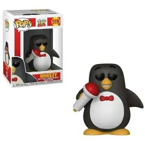 Funko Pop Toy Story Wheezy 519 Disney Pixar Vinyl Figure Penguin Microphone