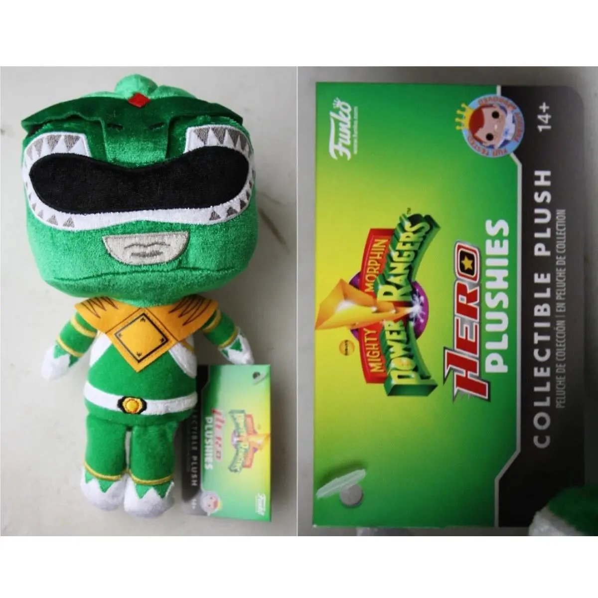 2017 Funko Mighty Morphin Power Rangers 8” Green Ranger Plush Doll