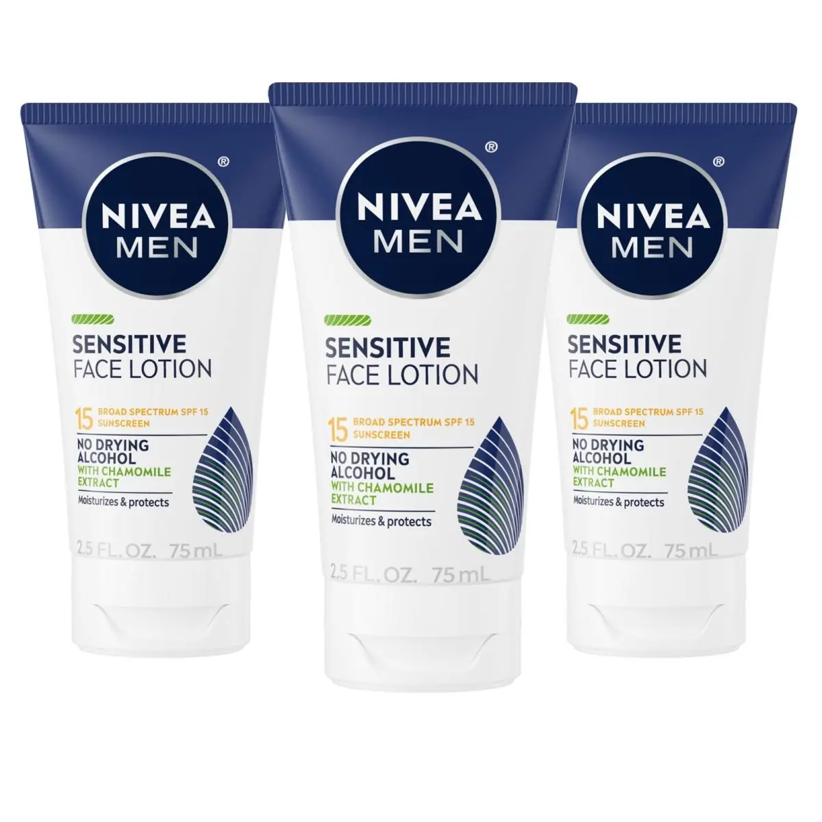 Men Sensitive Face Lotion with Spf 15 Broad Spectrum Sunscreen 3 by Nivea