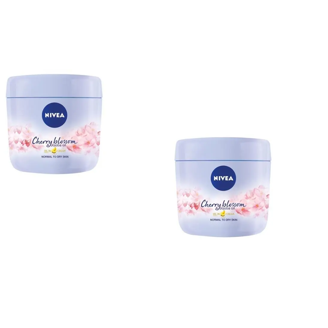 2  Cherry Blossom Jojoba Oil Body Cream 13.5oz 400ml by Nivea