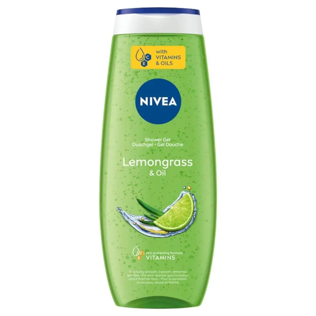 Nivea Lemongrass Oil Shower Gel For Daily Body Cleansing Enriched Nourishing