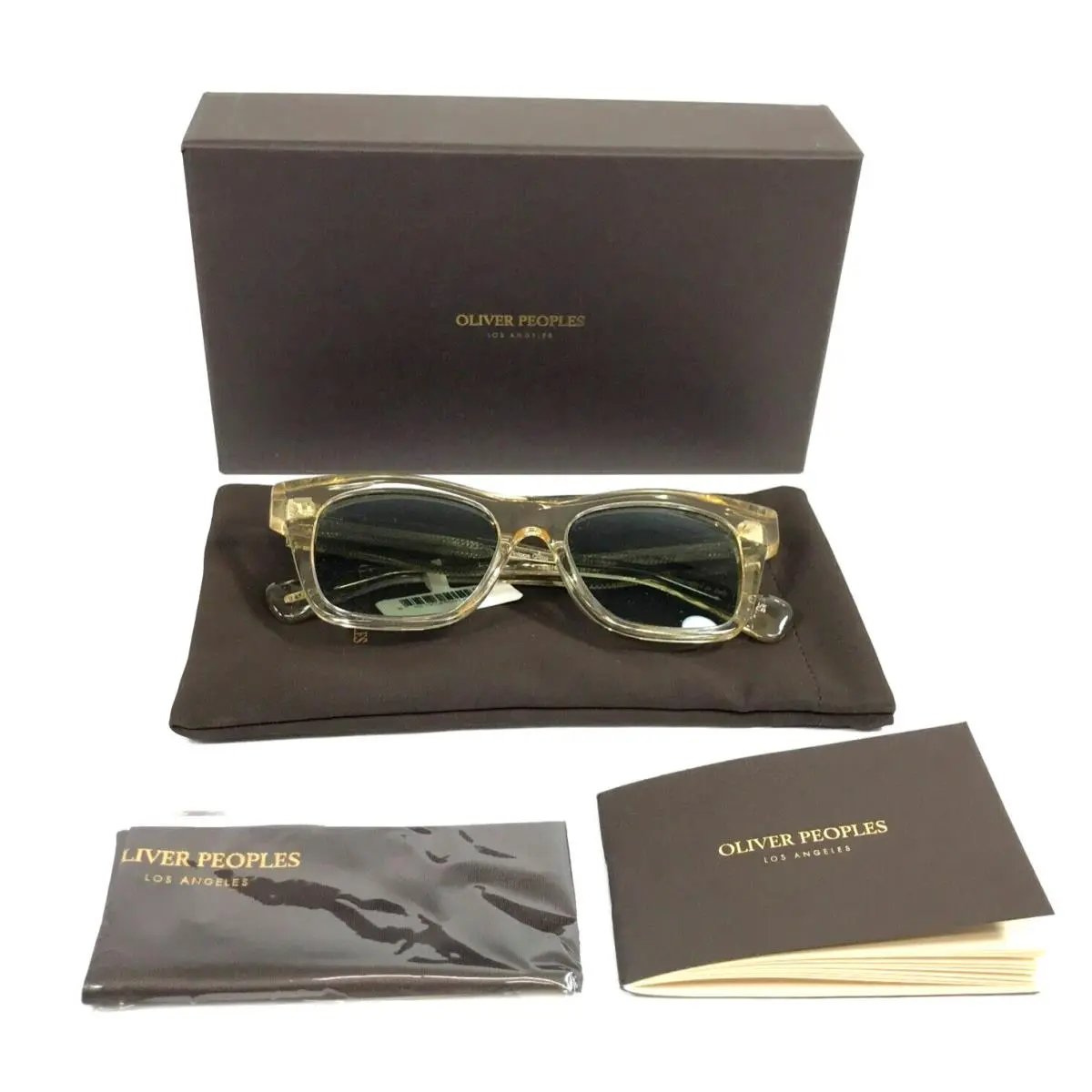 Sunglasses OV5542SU 1094BH Ms. Oliver Buff Frames w/ Green Lenses by Oliver Peoples