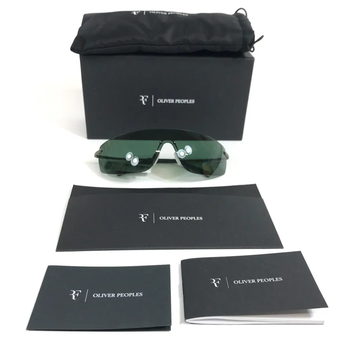 x Roger Federer Sunglasses OV1344S 533971 R-5 Ryegrass Pewter 130 by Oliver Peoples